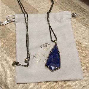 Kendra Scott Carol Necklace-Blue Lapis